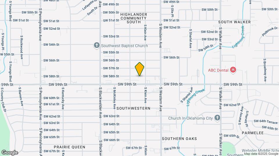 1018 SW 58th St Map and Location Details