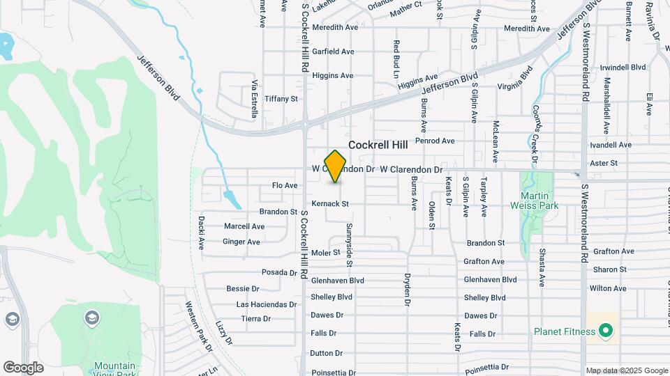 1123 Sunnyside St-Unit -A Map and Location Details