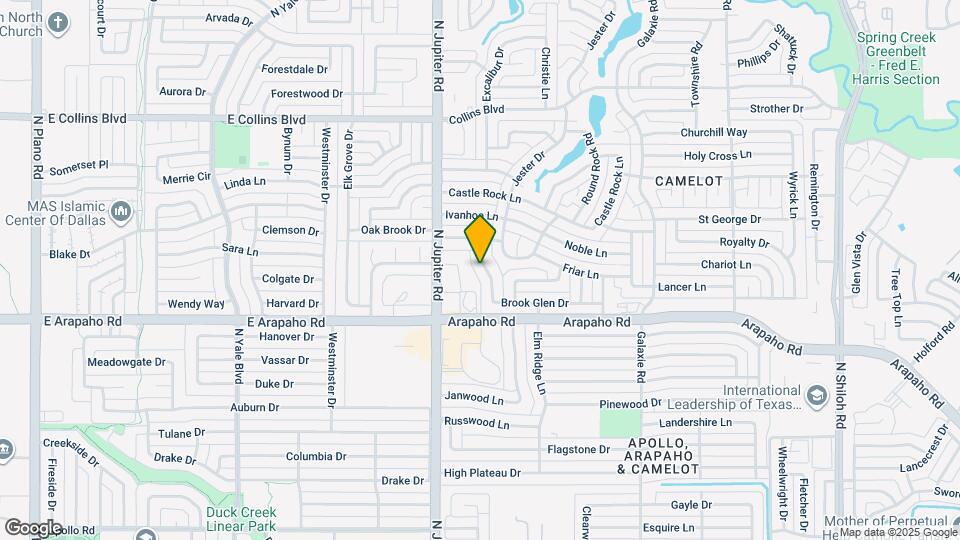 3506 Brook Glen Dr Map and Location Details