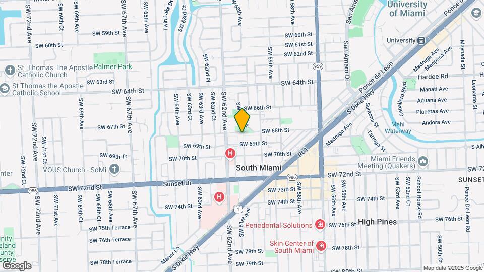 6114 SW 68th St Map and Location Details