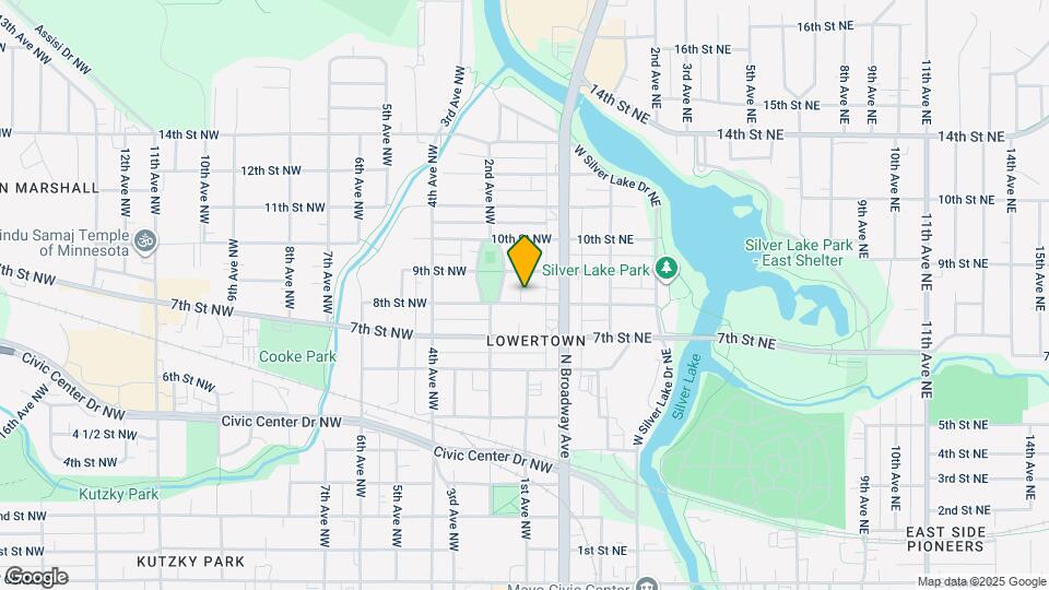 27 8th St NW Map and Location Details