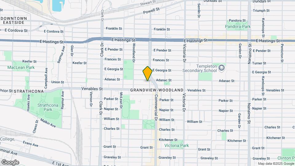 1680 Adanac Street Map and Location Details