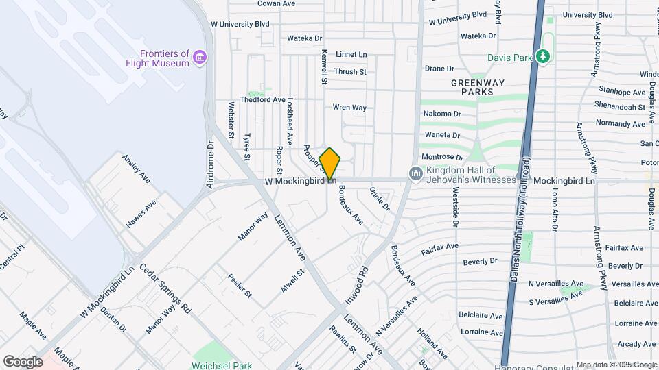 4802 W Mockingbird Ln Map and Location Details