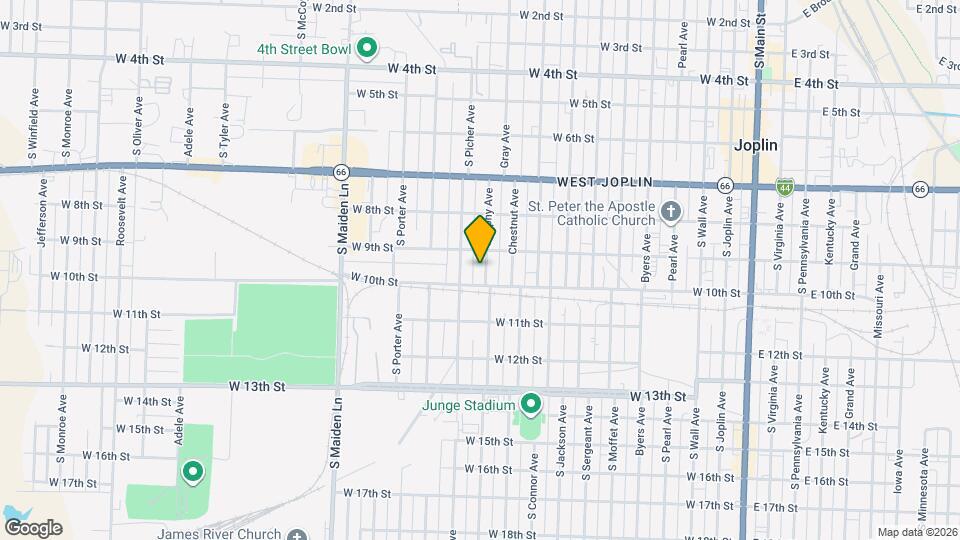 924 Murphy Ave Map and Location Details