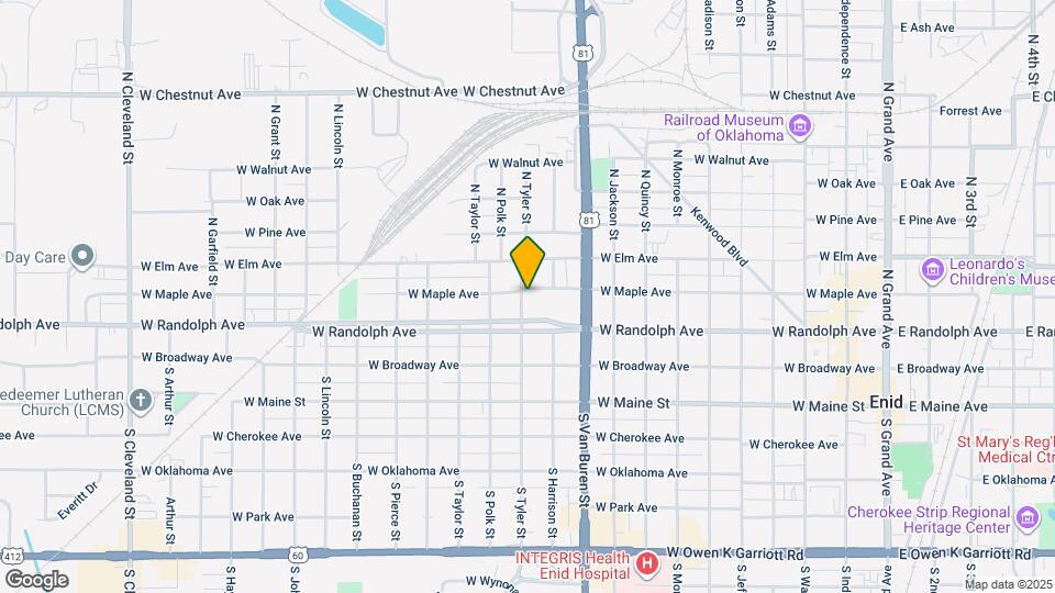 1123 W Maple Ave Map and Location Details