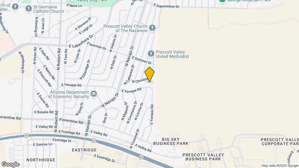 8936 E Yavapai Rd Map and Location Details
