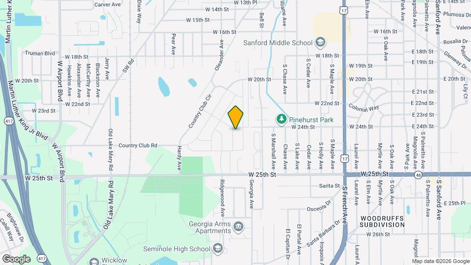 201 Bradshaw Dr Map and Location Details