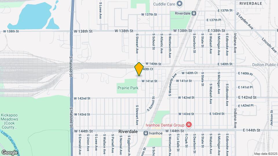 14041 S Stewart Ave Mapa y Detalles de la Ubicación