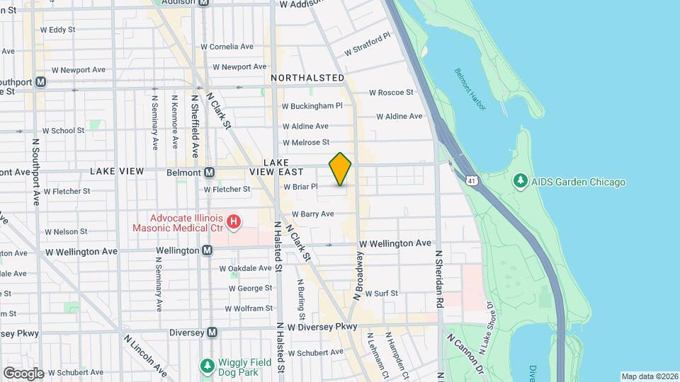 623 W Briar Pl, Unit 540-3I Mapa y Detalles de la Ubicación