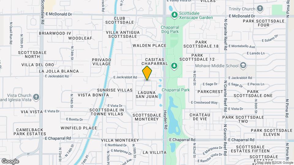 7909 E Pecos Ln Map and Location Details