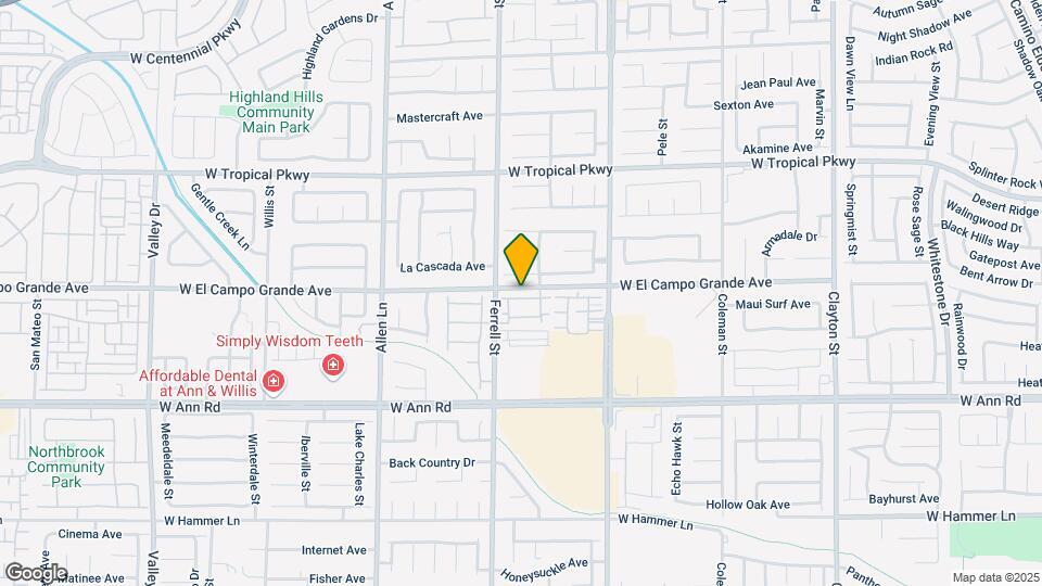3206 Sunrise Cove Ave Map and Location Details
