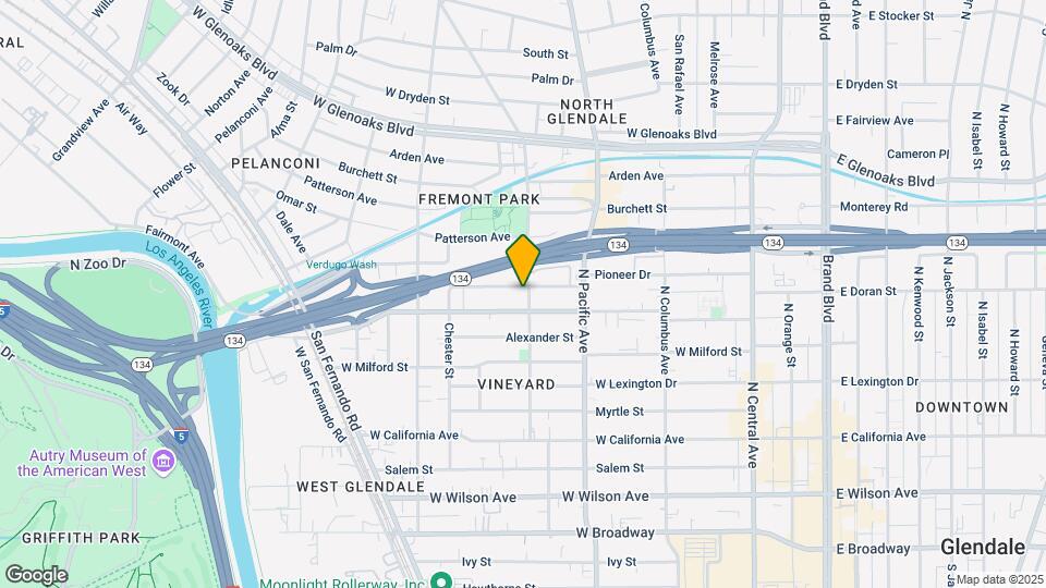 600 Pioneer Dr Map and Location Details