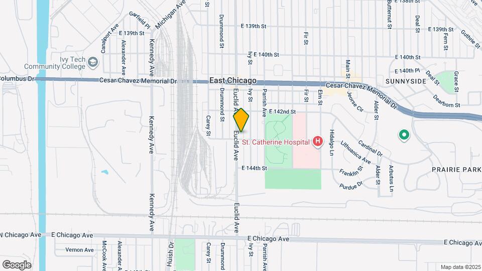4243 Euclid Ave Map and Location Details