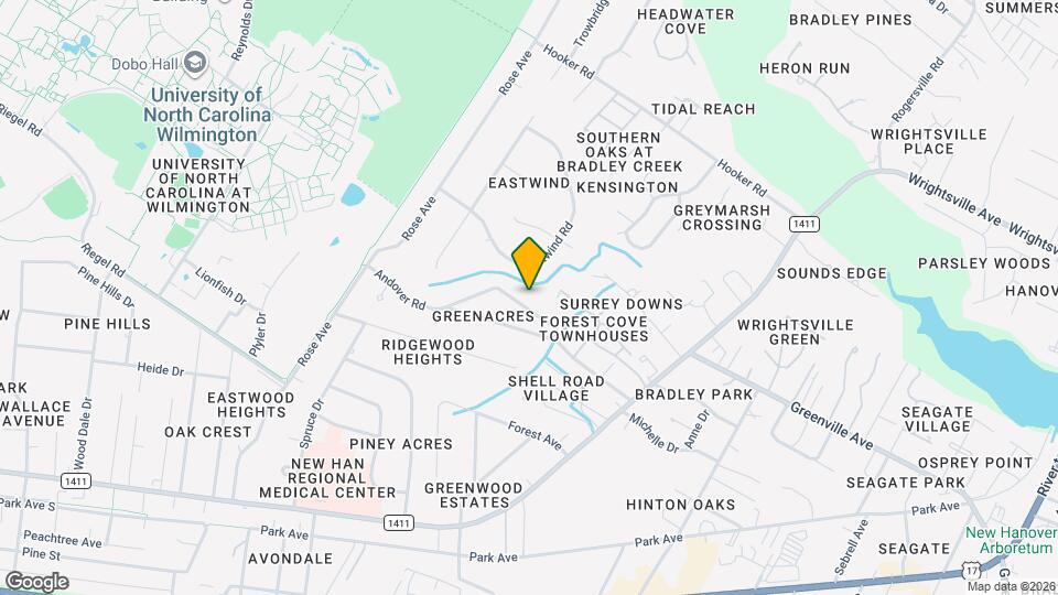 5445 Overbrook Rd Map and Location Details