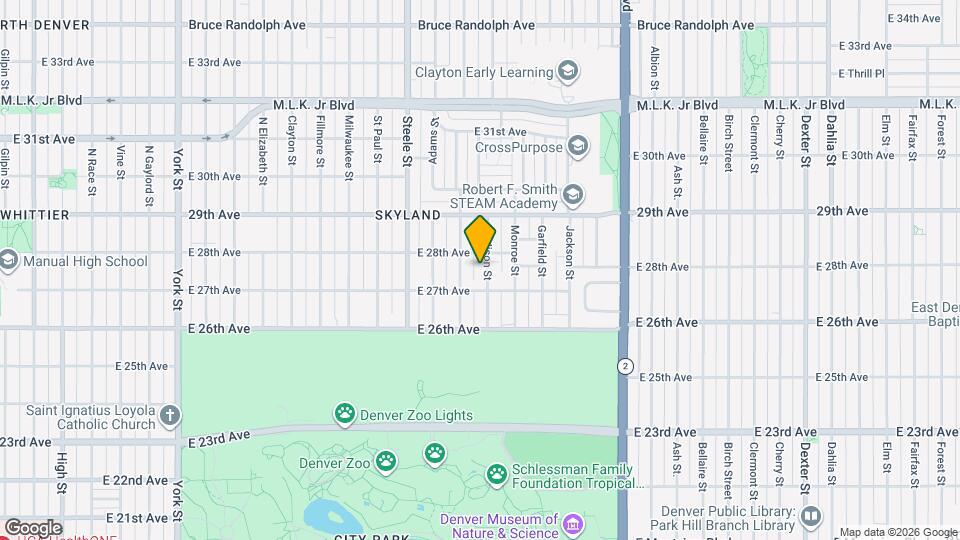 2721 N Madison St, Unit 2721 Map and Location Details