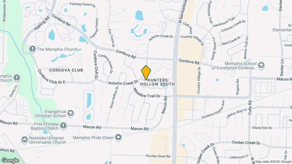 7890 Hunter's Crossing Mapa y Detalles de la Ubicación