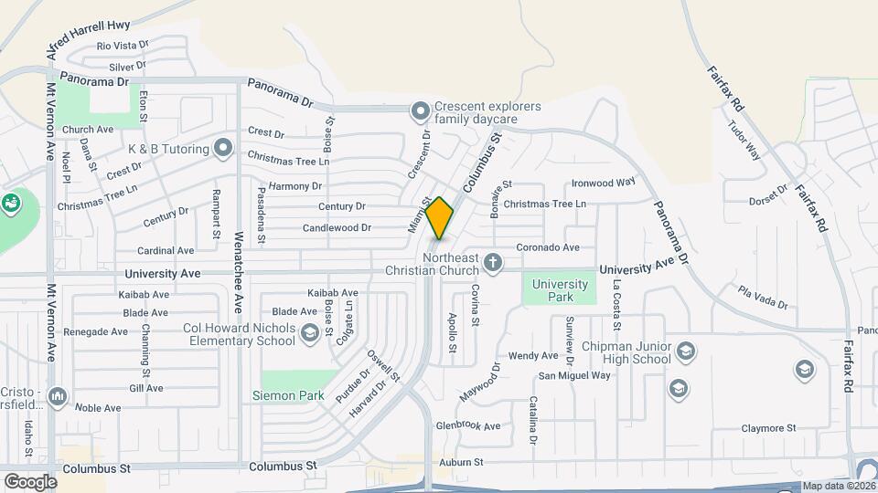 4235 Columbus St Map and Location Details