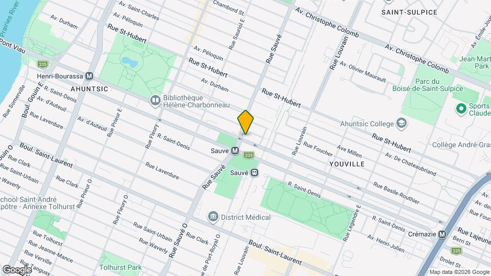 9695 Lajeunesse Rue Map and Location Details