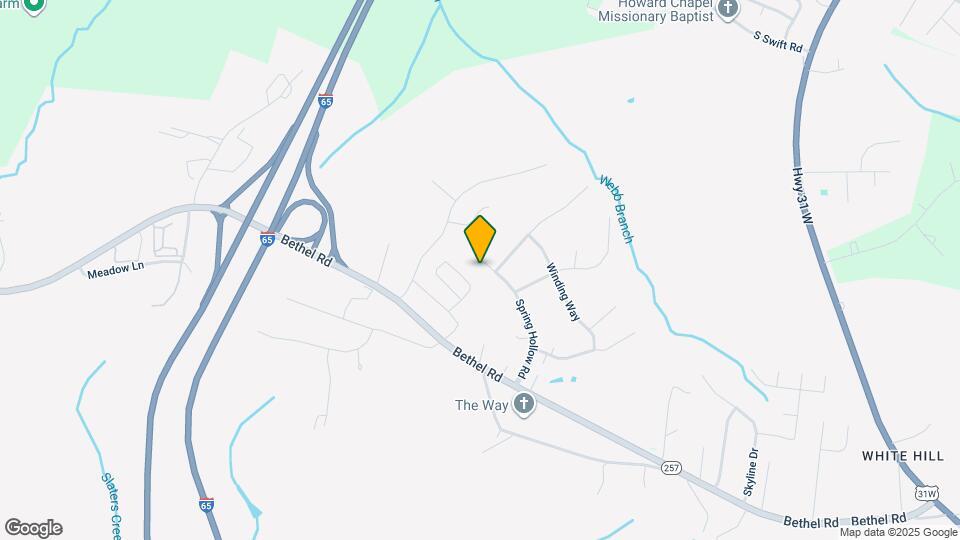 301 Spring Hollow Rd Map and Location Details