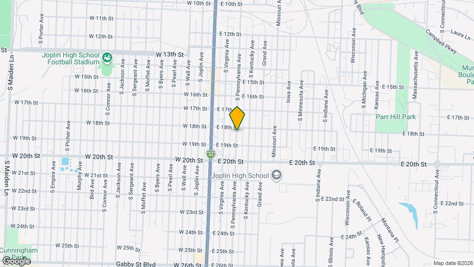 1827 S Pennsylvania Ave Map and Location Details