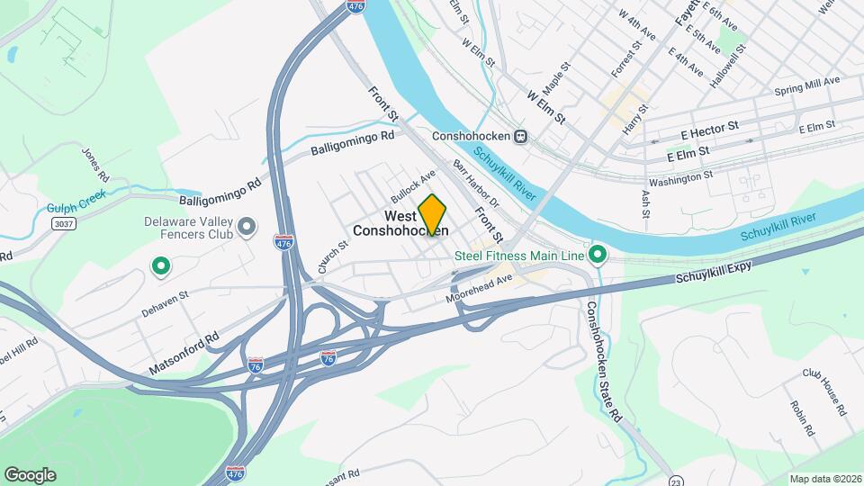 101 Cedar Ave Map and Location Details