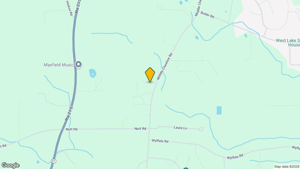 3740 Middle Cheshire Rd Mapa y Detalles de la Ubicación