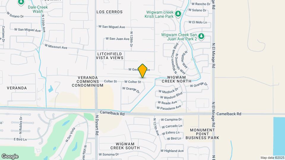 12746 W Colter St Map and Location Details