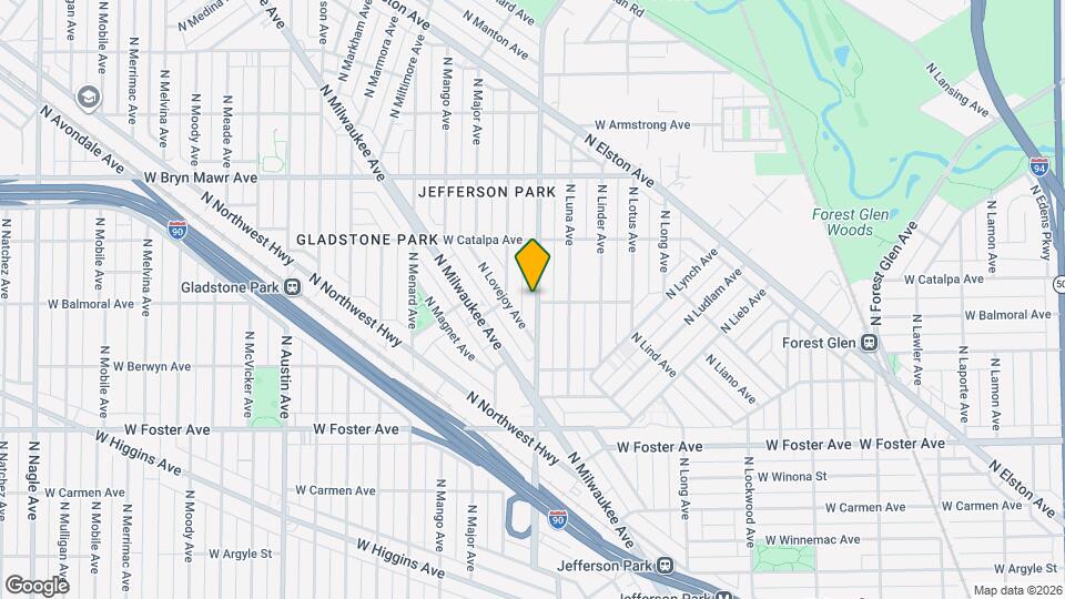 5404 N Central Ave, Unit 2 Mapa y Detalles de la Ubicación