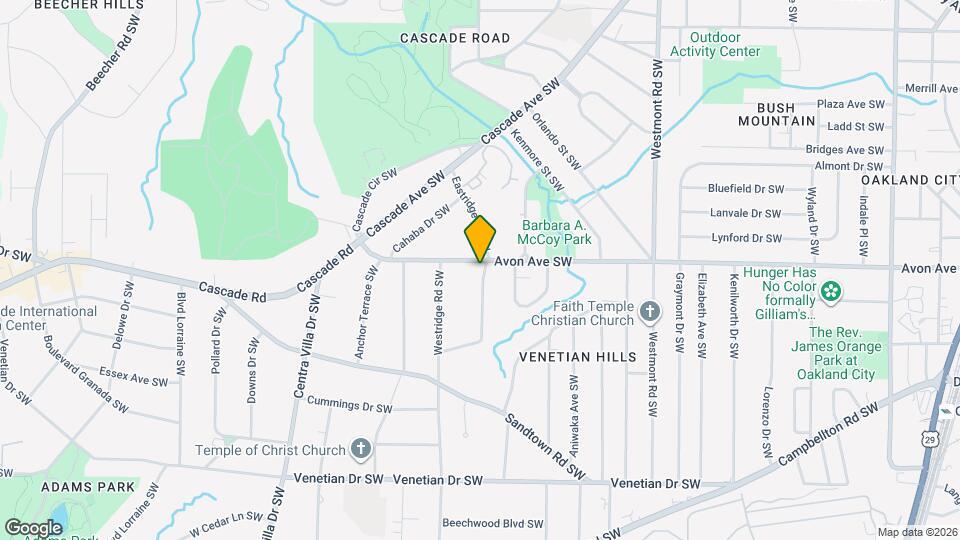 1750 Avon Ave SW Map and Location Details