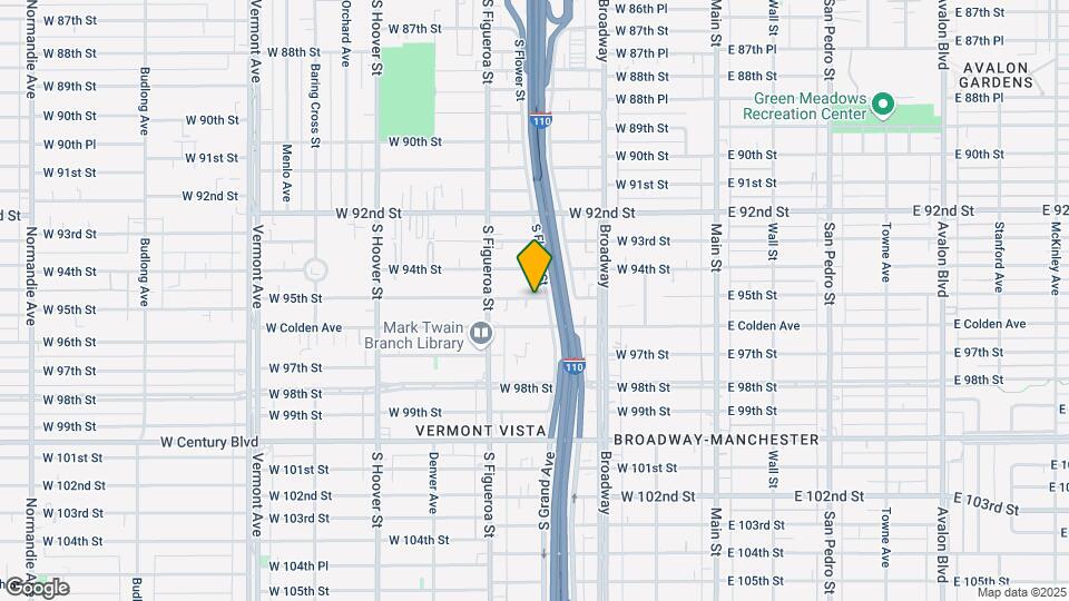 406 W 95th St Mapa y Detalles de la Ubicación