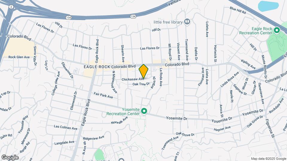 1836-1840 Chickasaw Ave Map and Location Details
