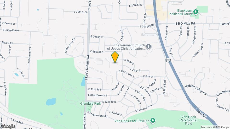 16423 E 29th St Map and Location Details