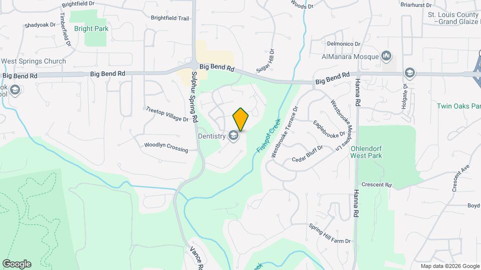725 Ridgeside Dr Map and Location Details