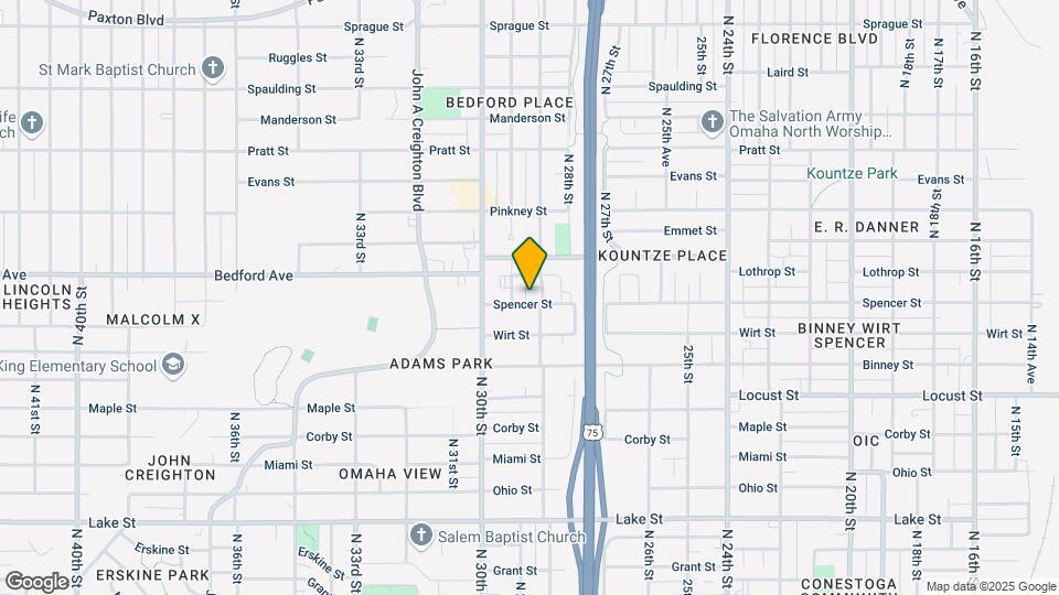 Spencer Apartments Mapa y Detalles de la Ubicación