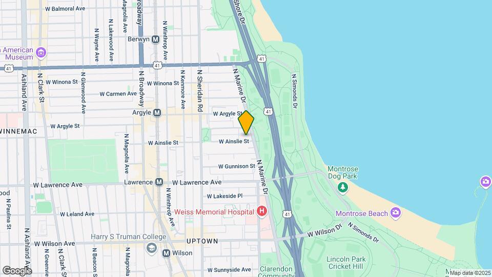 4900 N Marine Dr Map and Location Details