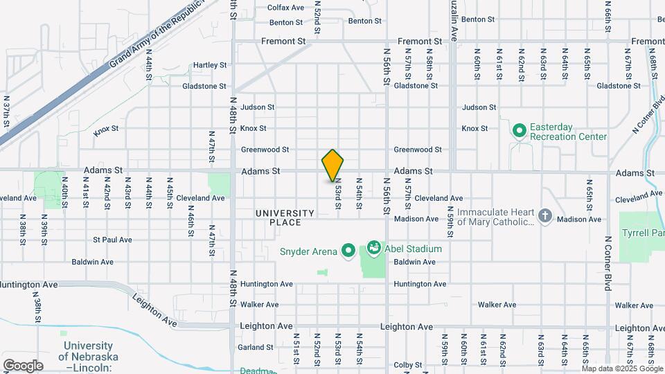 2935 North 53rd Street Map and Location Details