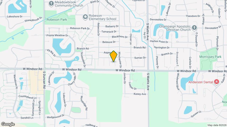 2317 Butternut Ct Map and Location Details