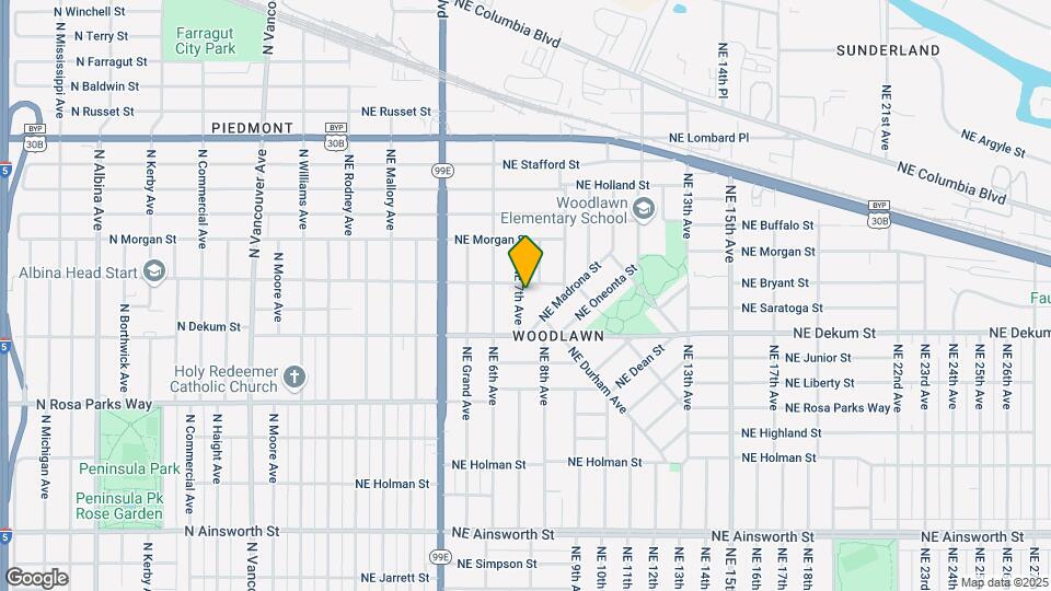 6924 NE 7th Ave Map and Location Details