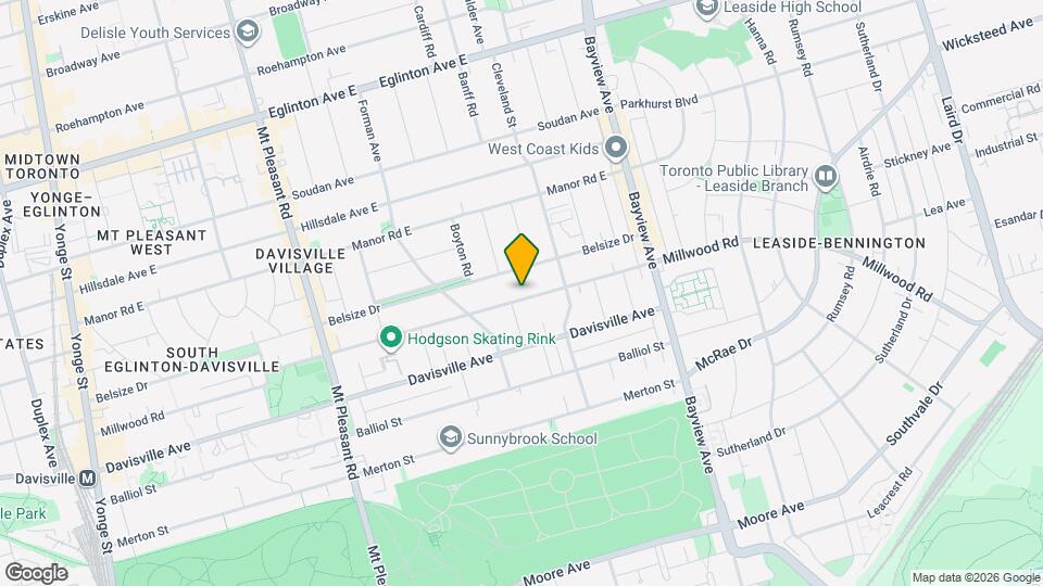 534 Millwood Rd Map and Location Details