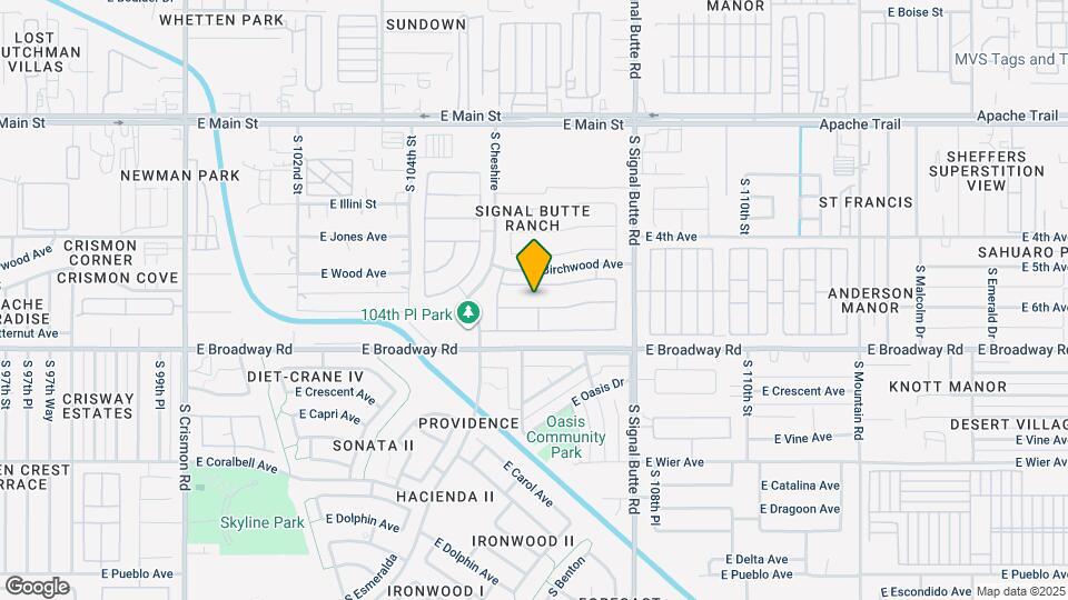 10616 E Balmoral Ave Map and Location Details
