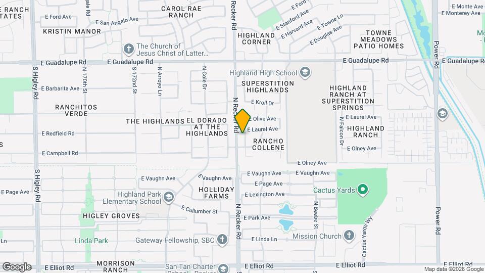 504 N Swallow Ln Map and Location Details