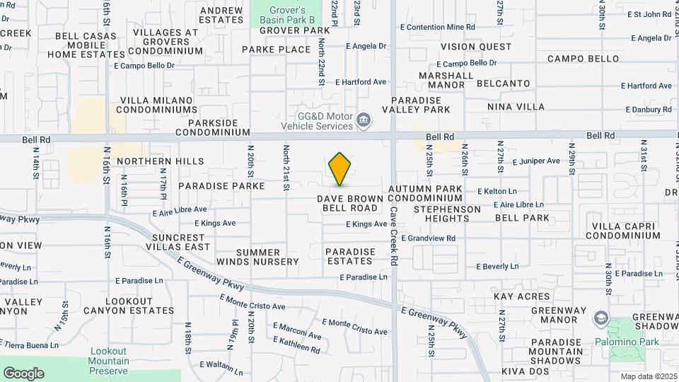 2217 E Kelton Ln Map and Location Details