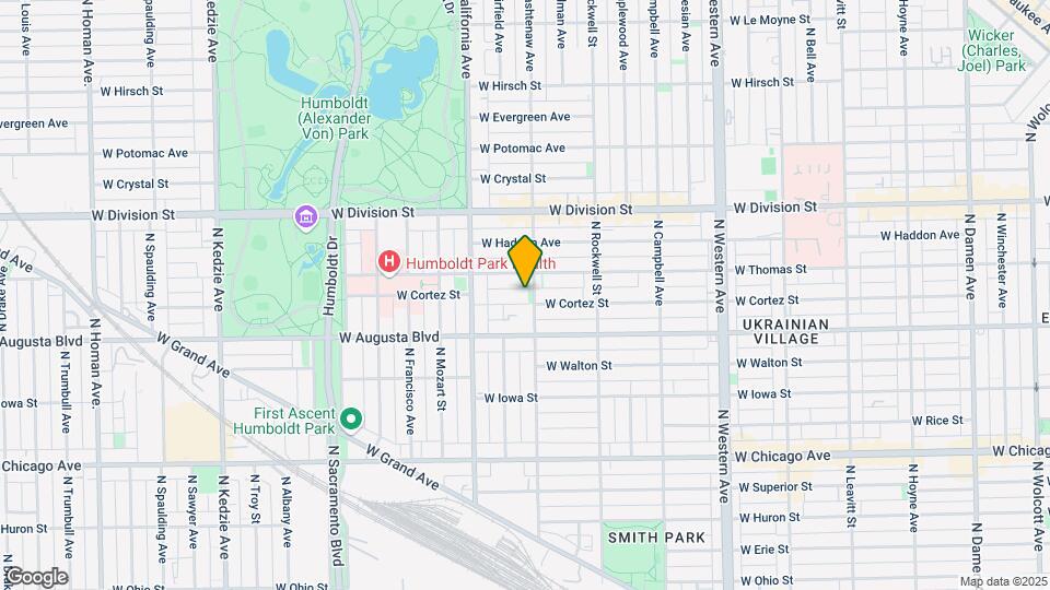 2706 W Cortez St, Unit 3R Map and Location Details