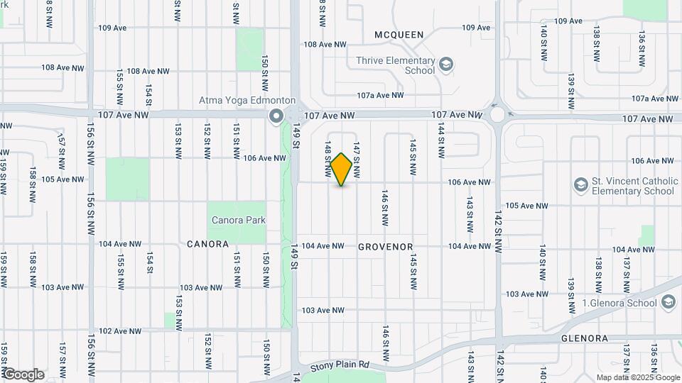 14721 106 Av NW Map and Location Details