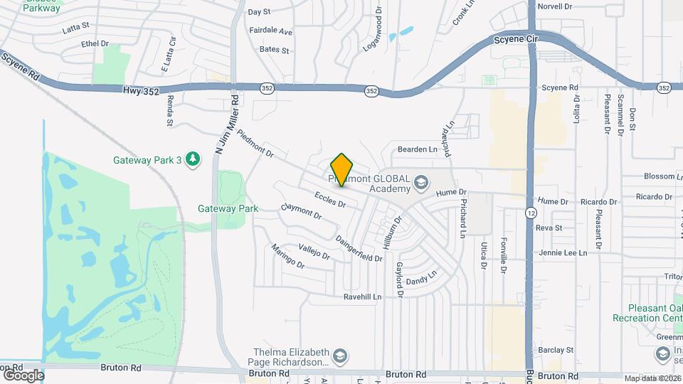 7410 Piedmont Dr Map and Location Details