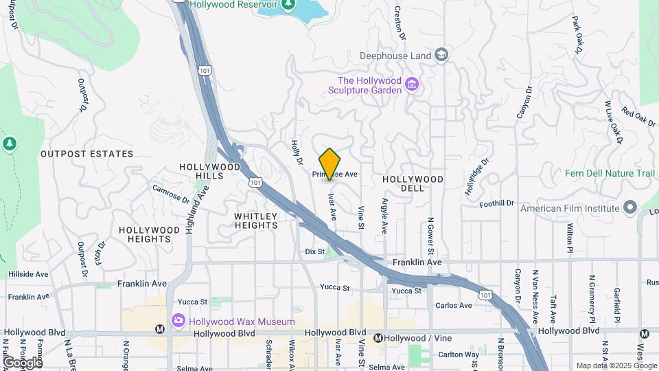 2085 Ivar Ave Mapa y Detalles de la Ubicación