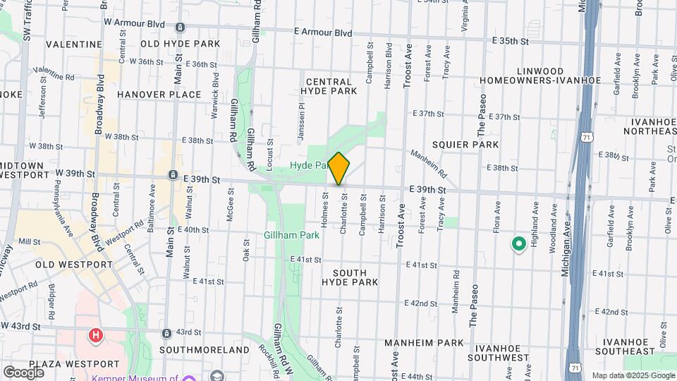 3904 Charlotte St, Unit 3904 Charlotte Mapa y Detalles de la Ubicación