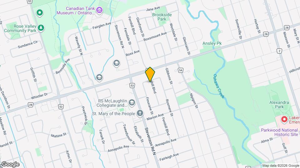 622 Fernhill Blvd Map and Location Details