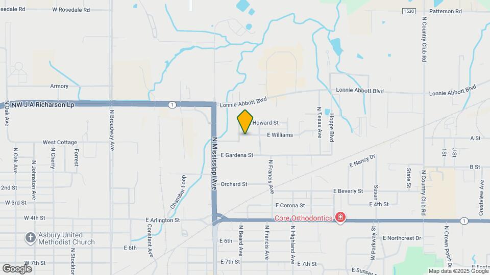 805 Williams St Mapa y Detalles de la Ubicación