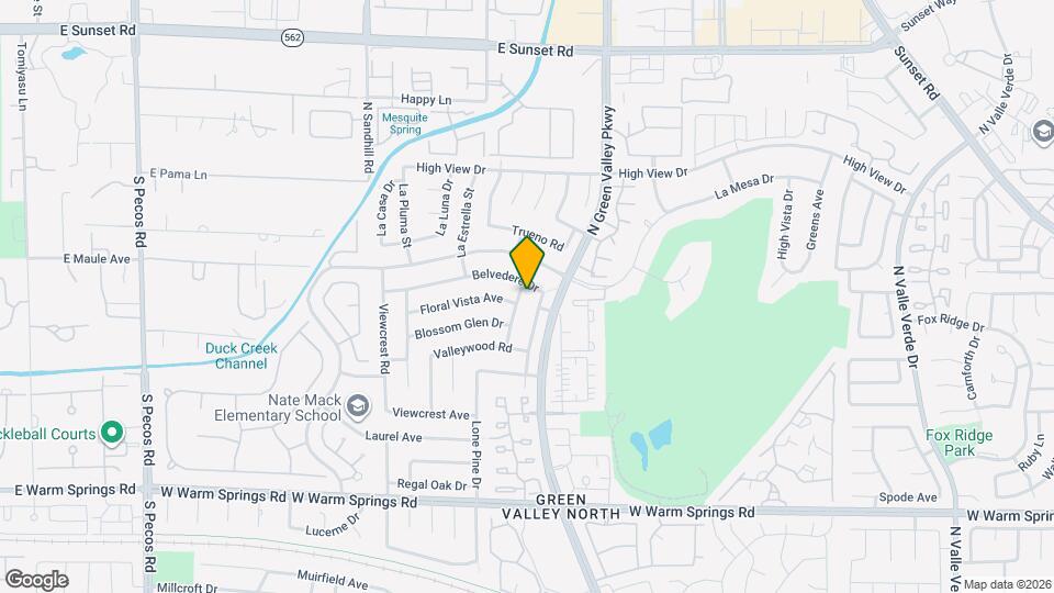 2366 Aqua Vista Ave Map and Location Details